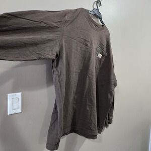 Vintage Carhartt Mens Size 3XL Long Sleeve Y2K Workwear Pocket Tee Shirt